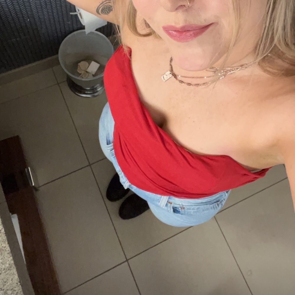 Red Corset Top